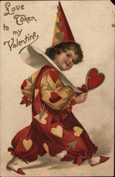 Love Token to my Valentine Postcard