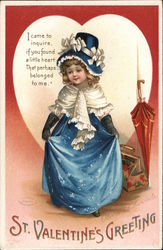 St. Valentine's Greeting Postcard