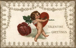 Valentine Greetings Postcard