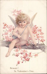 Beware! St. Valentine's Day Cupid Postcard Postcard Postcard