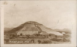 Pyramid of the Sun, Teotihuacan Postcard