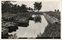 Boat Livery Postcard