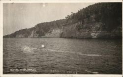 View of Wisconsin River Postcard