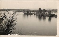 On the Wisconsin River Postcard