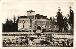 The Monastery, Sanctuary of Our Sorrowful Mother Portland, OR Postcard Postcard Postcard