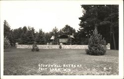 Stonewall Retreat Post Lake, WI Postcard Postcard Postcard