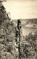 Cleopatra's Needle, Devil's Lake State Park Baraboo, WI Postcard Postcard Postcard