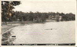 North Shore, Pleasant Lake Coloma, WI Postcard Postcard Postcard