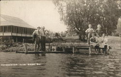 Pocohontas Club Bass Bay, WI Postcard Postcard Postcard