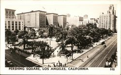 Pershing Square Los Angeles, CA Postcard Postcard Postcard