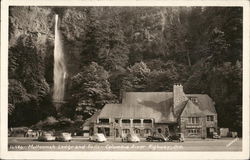 Multnomah Falls and Lodge, Columbia River Highway Postcard