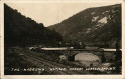 The Narrows National Highway Cumberland, MD Postcard Postcard Postcard