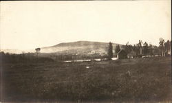 Labrador Pond with Black Mountains in Background Postcard