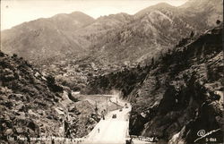 Ute Pass Showing Manitou Springs In Distance Colorado Postcard Postcard Postcard