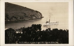 The S.S. Cabrillo Entering Isthmus Bay Postcard