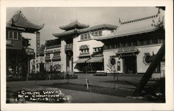 Ginling Way, New Chinatown Los Angeles, CA Postcard Postcard Postcard