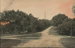 Monument Avenue Bennington Center, VT Postcard Postcard Postcard