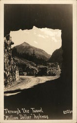 Through The Tunnel of U.S. Route 550, the "Million Dollar Highway" Ouray, CO Postcard Postcard Postcard