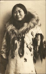 "The Sister" - Eskimo Woman Native Americana Postcard Postcard Postcard