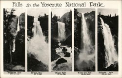 Falls in Yosemite National Park Postcard