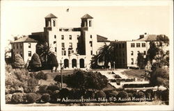 Administration Building, U.S. Naval Hospital Postcard