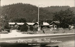 Pepperwood Cottage Court Postcard