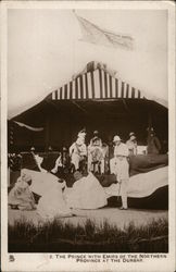 The Prince with Emirs of the Northern Province at the Durbar Royalty Postcard Postcard Postcard