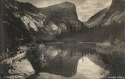 View of Mirror Lake Yosemite Valley, CA Yosemite National Park Postcard Postcard Postcard