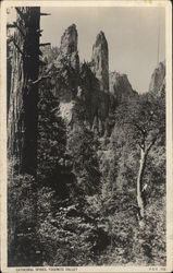 Cathedral Spires, Yosemite Valley Postcard