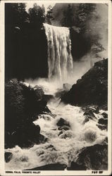 Vernal Falls Yosemite Valley, CA Yosemite National Park Postcard Postcard Postcard