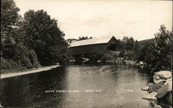 Clear Stream Bridge Postcard