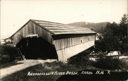 Androsgoggin RIver Bridge Postcard