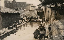 Mexican Wash Women Postcard