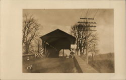 Covered Bridge Westtown, PA Postcard Postcard Postcard