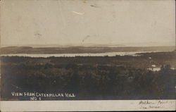 View of Walker's Pond and Ice House From Caterpillar Hill Sedgwick, ME Postcard Postcard Postcard