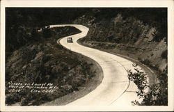 Curves on Laurel Mt. Postcard