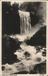 Vernal Falls, Yosemite Valley Yosemite National Park Postcard Postcard Postcard