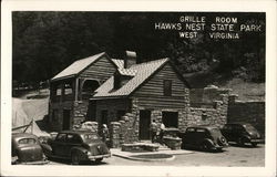 Grille Room, Hawks Nest State Park Ansted, WV Postcard Postcard Postcard