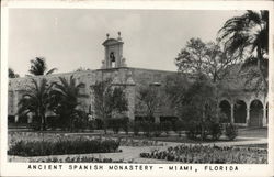 Ancient Spanish Monastery Miami, FL Postcard Postcard Postcard