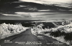 View of Lakes Fanny Hooe and Superior from Brockway Mountain Grant, MI Postcard Postcard Postcard