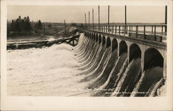 Current River Dam Port Arthur, ON Canada Ontario Postcard Postcard Postcard