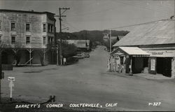 Barrett's Corner Coulterville, CA Postcard Postcard Postcard