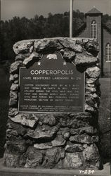 Copperopolis State Landmark Marker Postcard