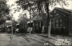 Portion of U-Smile Court Kansas City, MO Postcard Postcard Postcard