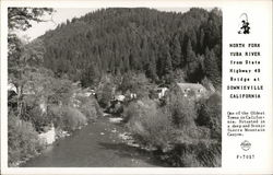 North Fork, Yuba River From State Highway 49 Bridge Downieville, CA Postcard Postcard Postcard