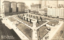 Union Square San Francisco, CA Postcard Postcard Postcard