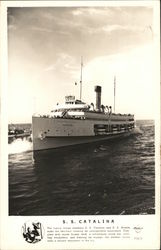 S. S. Catalina Cruise Ships Postcard Postcard Postcard