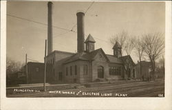 Water Works and Electric Light Plant Postcard