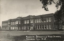 Riverside - Brookfield High School Postcard