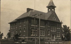 Public School Villa Grove, IL Postcard Postcard Postcard